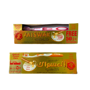 DENTIFRICE MISWAK GOLD aux herbes avec extrait PUR de AL-ARAK